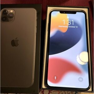 iPhone 11 Pro Max Unlocked 256GB Dark Grey, carefully used, perfect condition